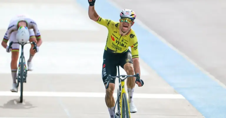 Paris roubaix bike race: Wout van Aert Triumphs in Paris-Roubaix Bike Race
