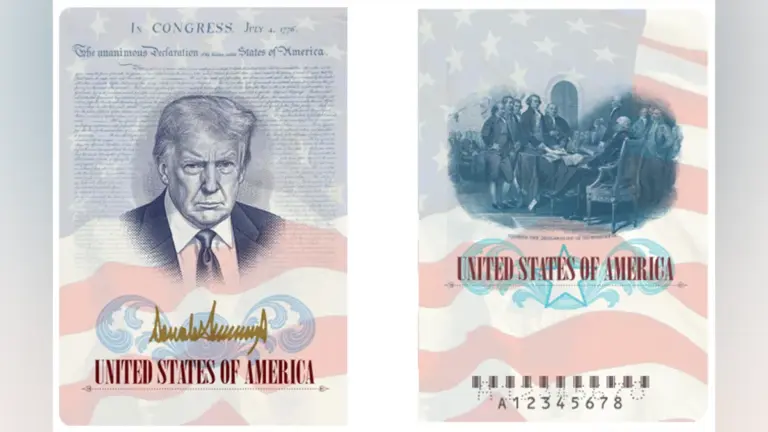 Trump passport: A Historic Commemorative Release