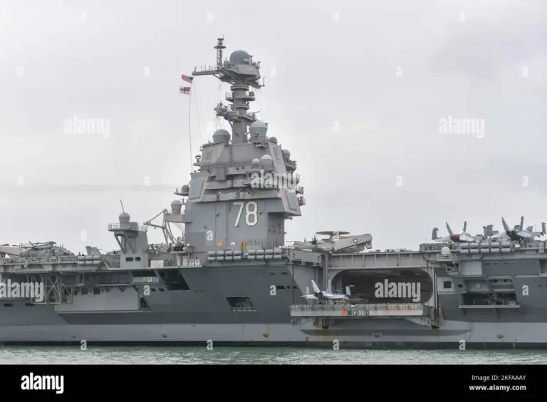 USS Gerald R. Ford Faces Fire Incident During Deployment